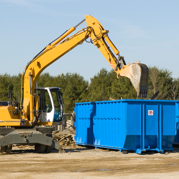 can i choose the location where the residential dumpster will be placed in Jenks OK